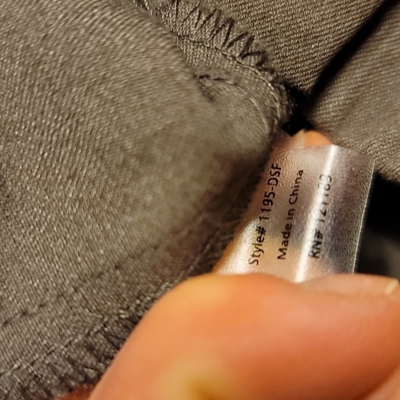 NWOT ECRU Cotton Zip/Button Closure 2 Faux Patch Pockets Sz 12 Sadalwood Color - Picture 7 of 8